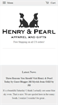 Mobile Screenshot of henryandpearl.com